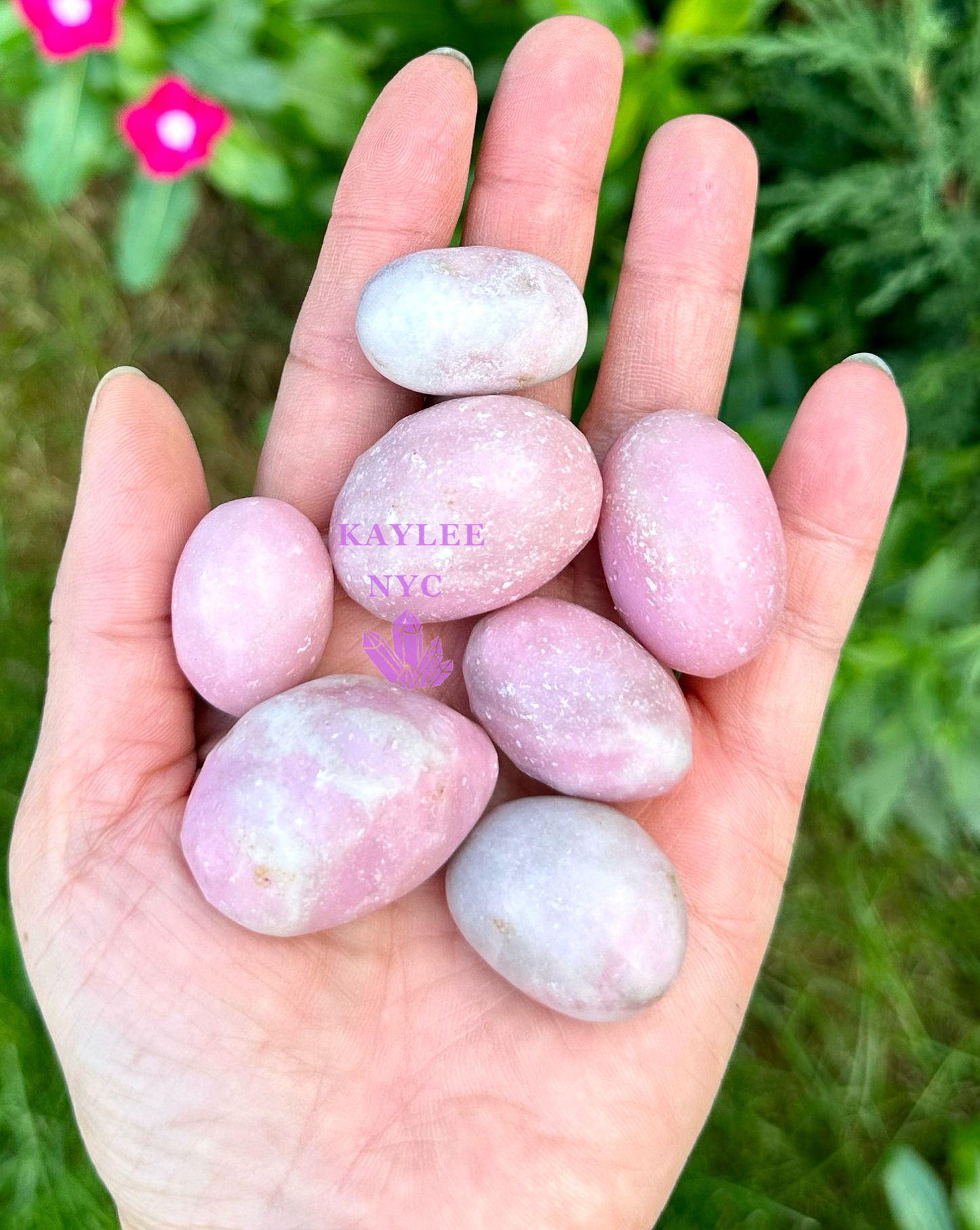 2 lbs Natural Pink Opal Tumble