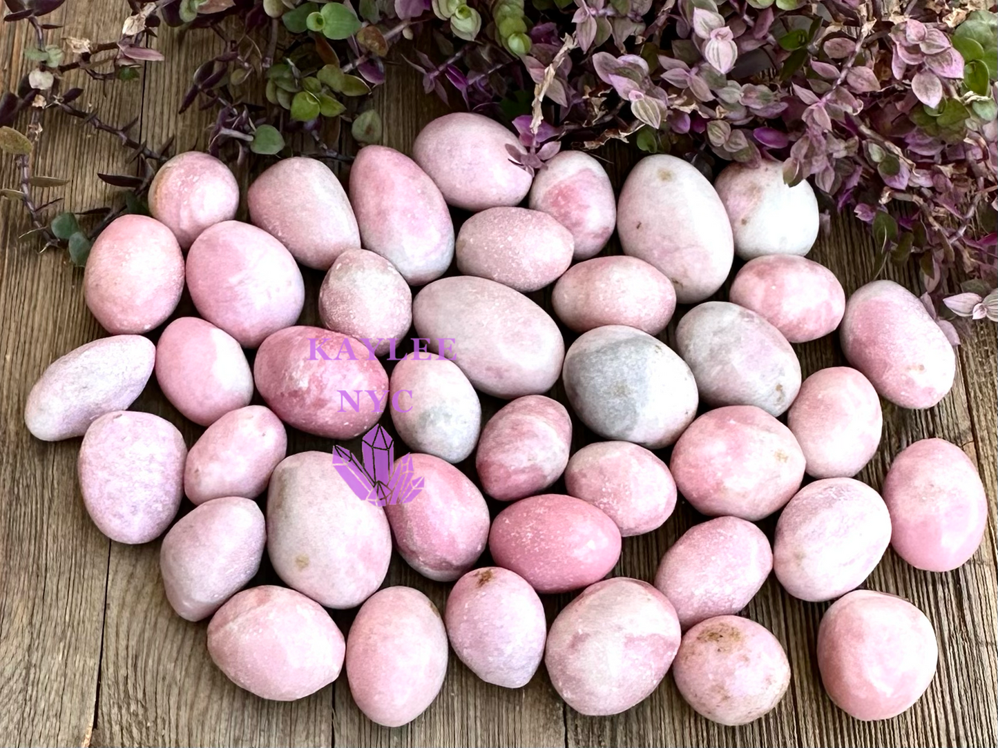 2 lbs Natural Pink Opal Tumble