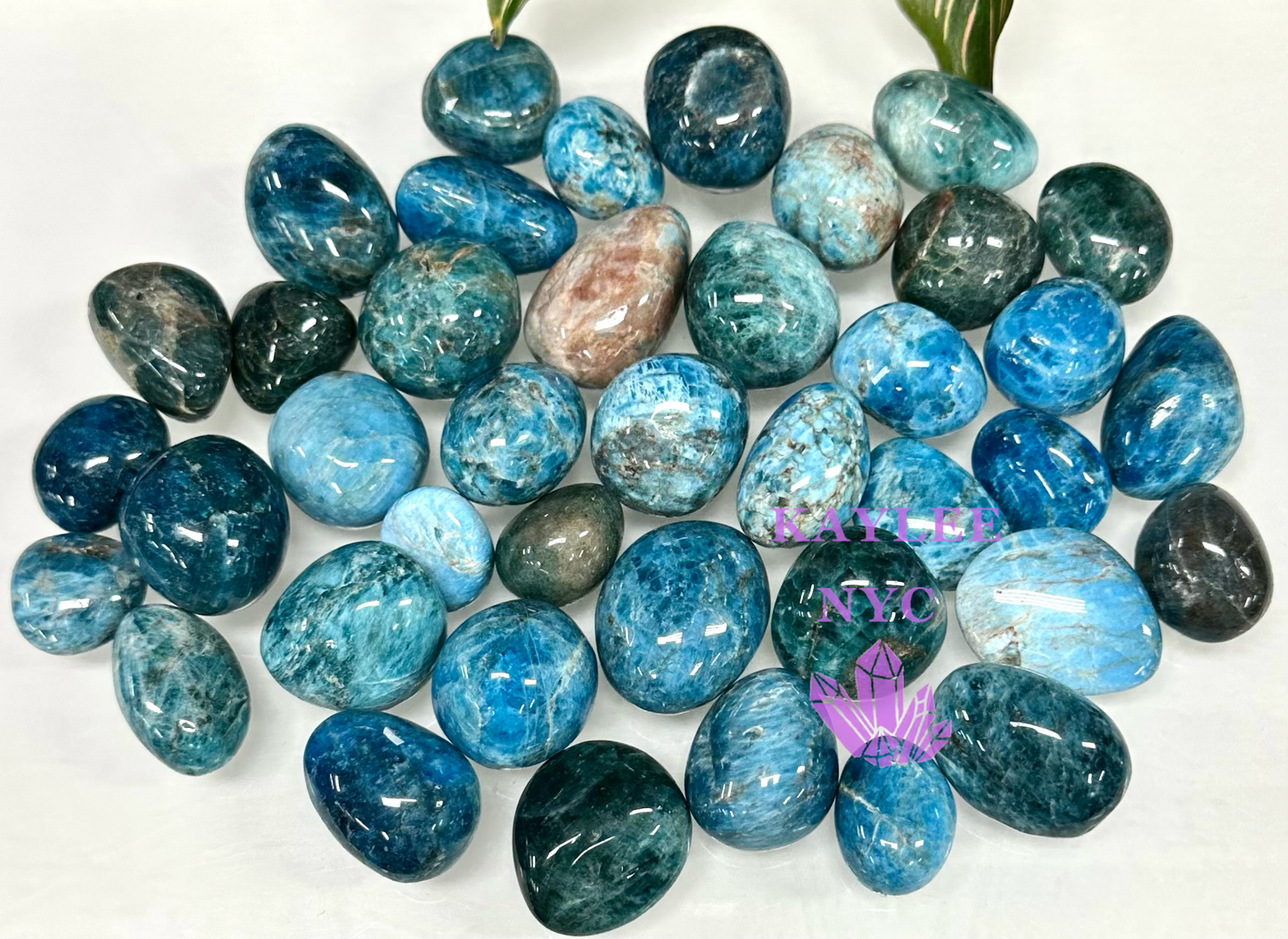 2 lbs Natural Apatite Tumble