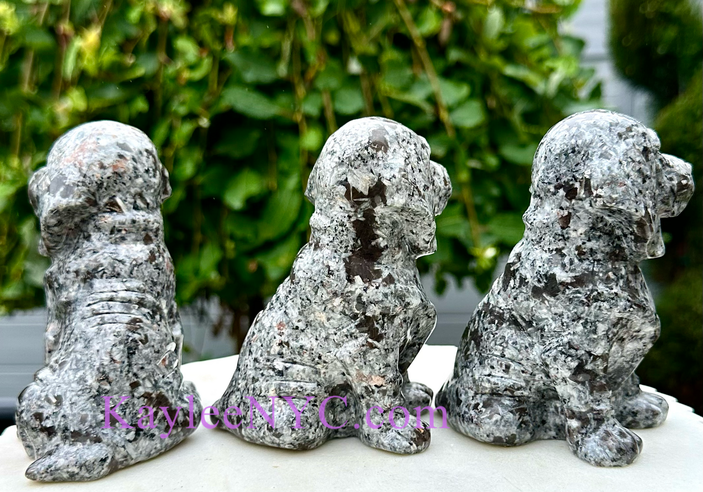 3 PCs Natural Yooperlite aka Emberlite Dogs Crystals Healing Energy