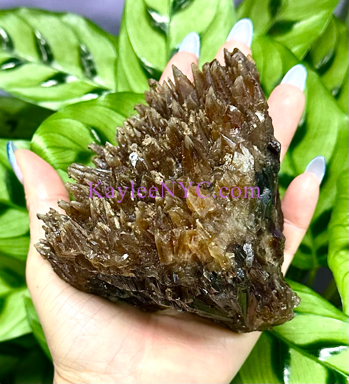 3-4 pcs Natural Amber Calcite Raw Crystal