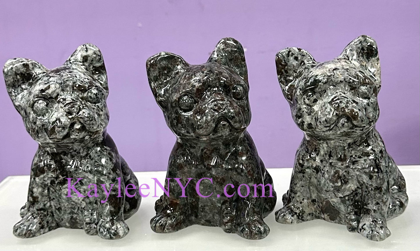 3 PCs Natural Yooperlite aka Emberlite Dogs Crystals Healing Energy