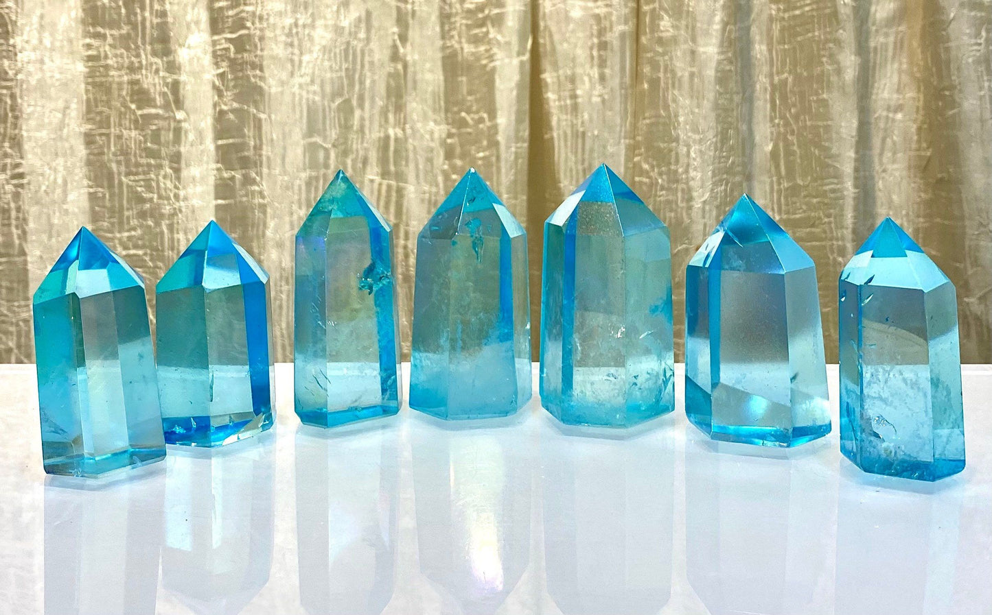 Wholesale Lot 1 lb Angel Aqua Clear Quartz Tower Obelisk Point Wand Crystal Energy Healing