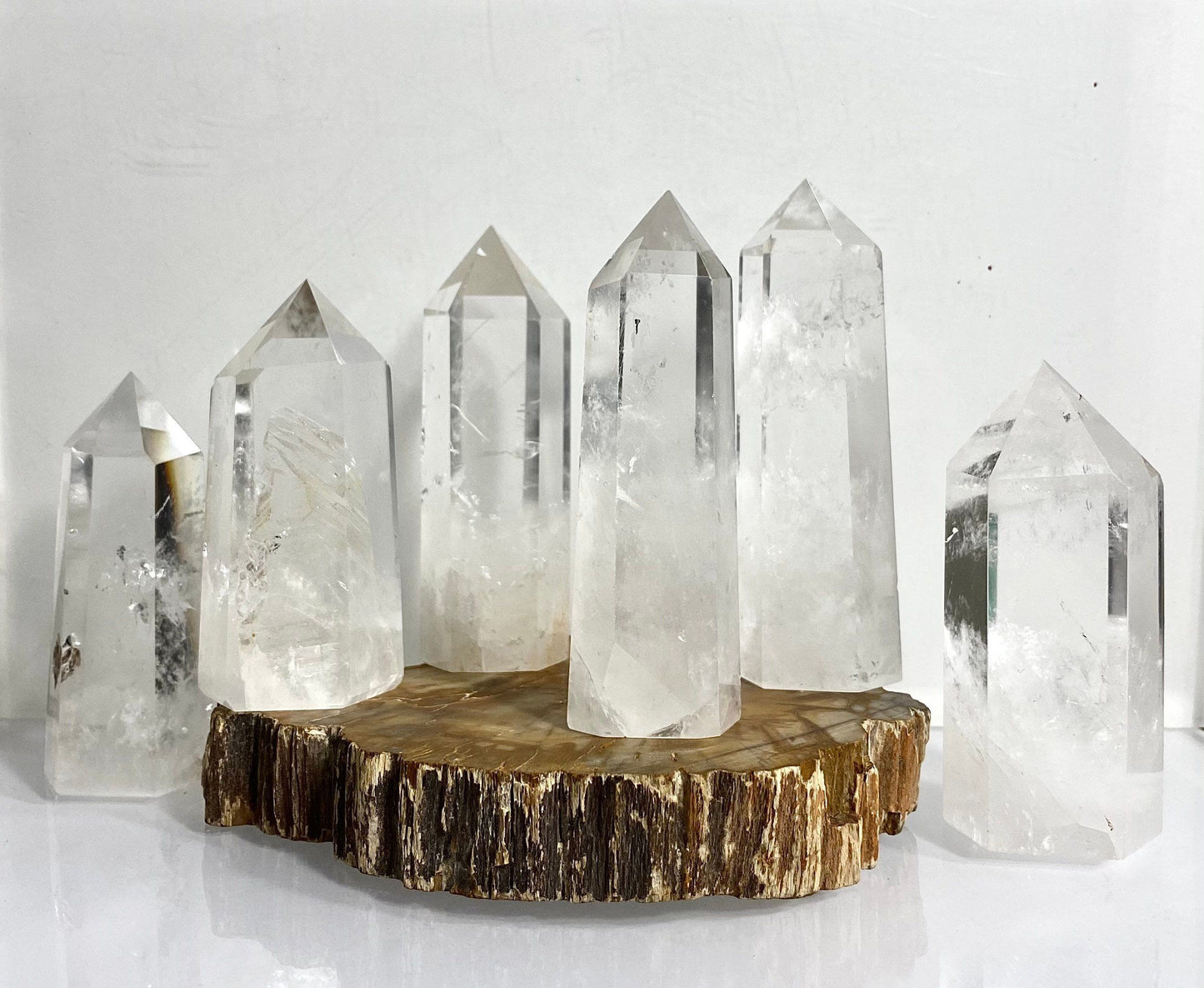 Wholesale Lot 2 lbs Clear Quartz Obelisk Tower Point Crystal Natural Energy