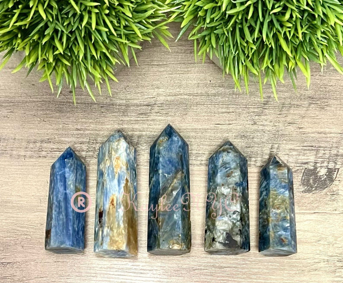 Wholesale Lot 1 lb Natural Blue Kyanite Tower Obelisk Point Wand Crystal Energy Healing