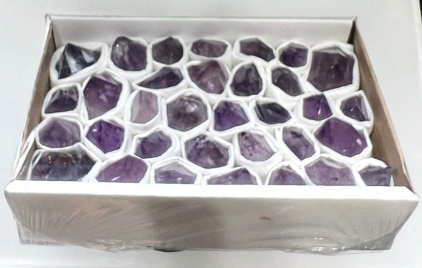 Wholesale Lot 1 box Natural Amethyst Root  Rough point Crystal Nice Quality Healing Energy