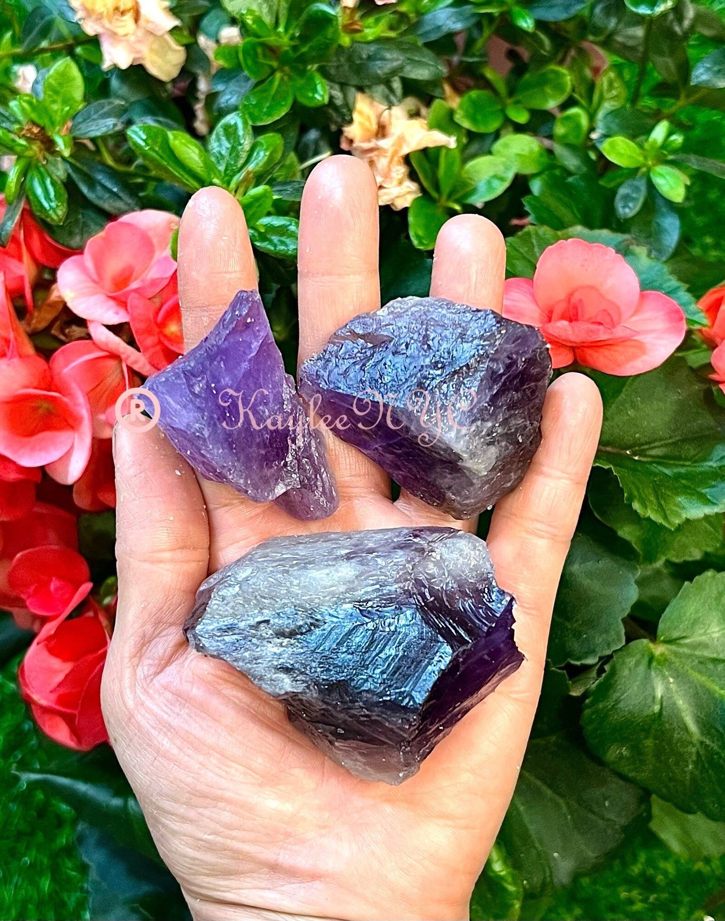 Wholesale Lot 2 Lbs Natural Raw Amethyst Crystal Nice Quality