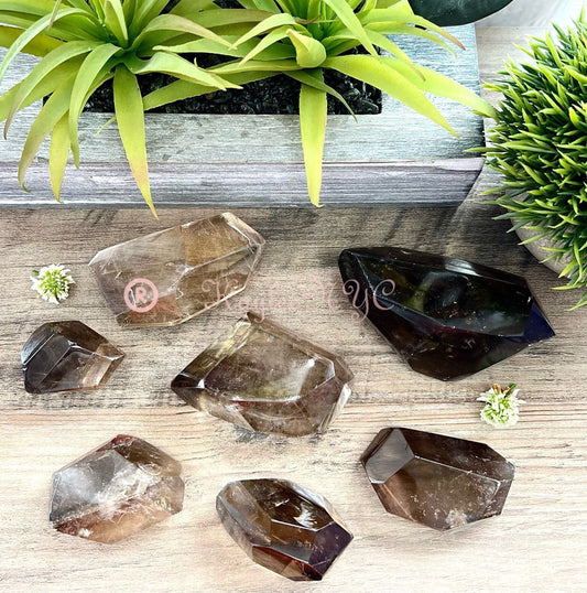 Wholesale Lot 2 lbs Natural Smoky Quartz Crystal Polished Freeform Healing Energy