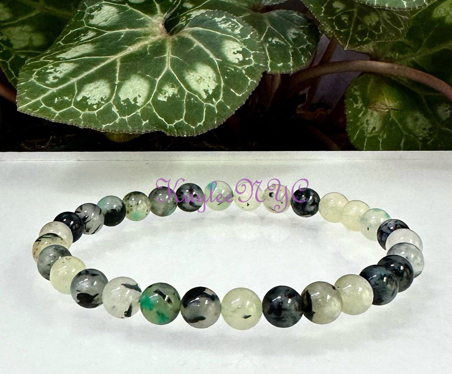 Wholesale Lot 6 Pcs Natural K11 6mm 7.5” Crystal Healing Stretch Bracelet