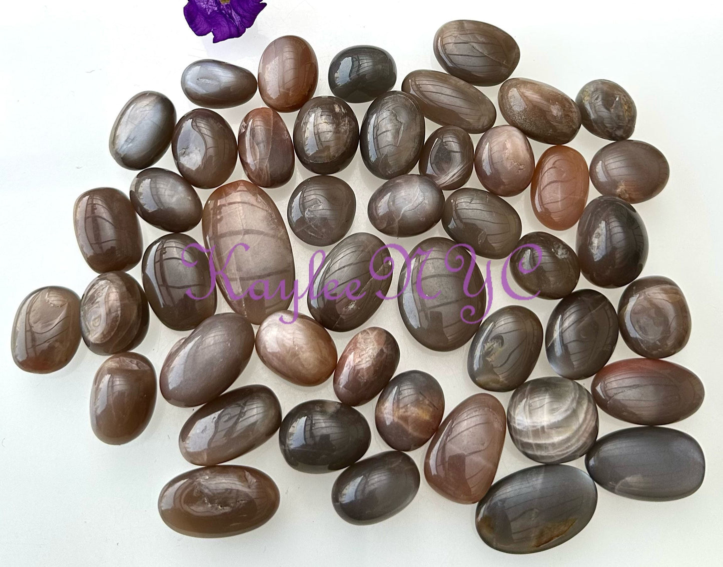 Wholesale Lot 1 lb Natural Black Moonstone Sunstone Tumble Healing Energy Nice Quality