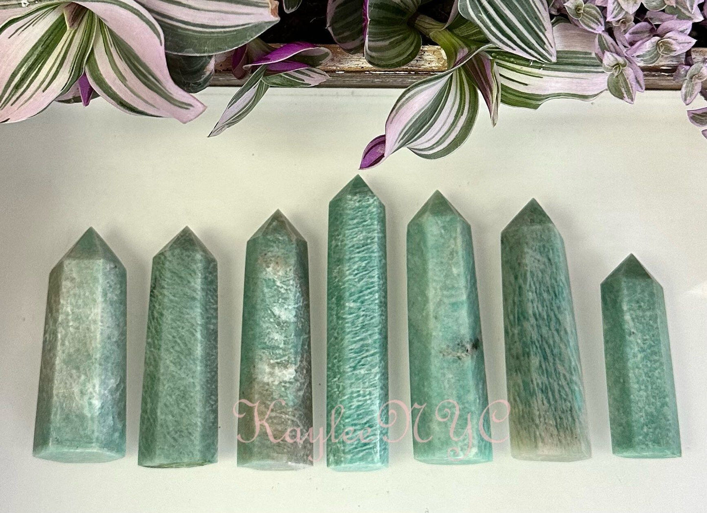 Wholesale Lot 1 Lb Natural African Amazonite Obelisk Tower Point Crystal Healing