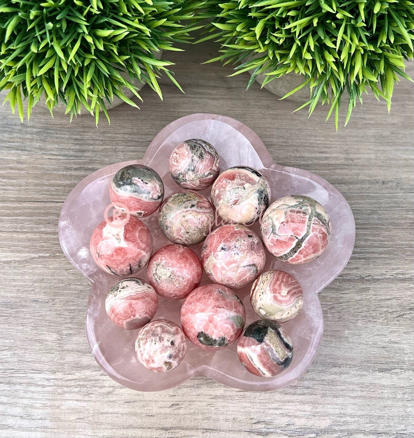 Wholesale Lot 1 lb Natural Rhodochrosite Spheres Crystal Ball Energy Healing