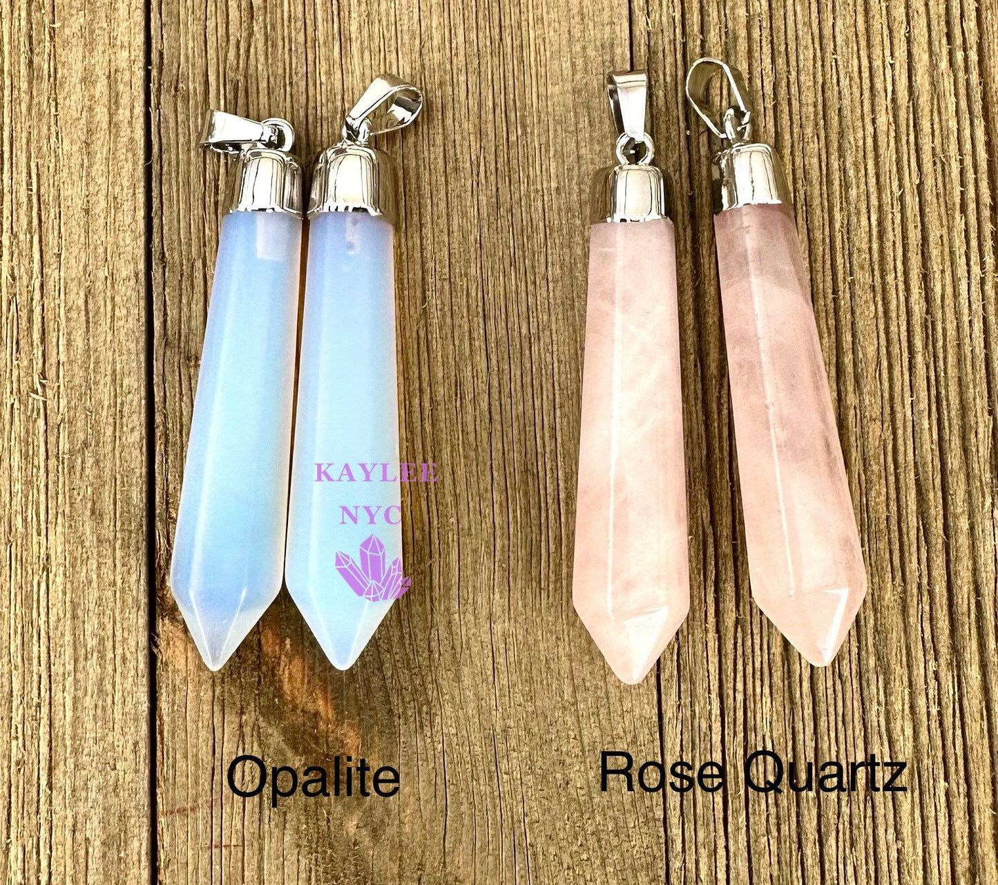 Wholesale Lot 6 Pcs Mix Crystal Pendant Healing Energy