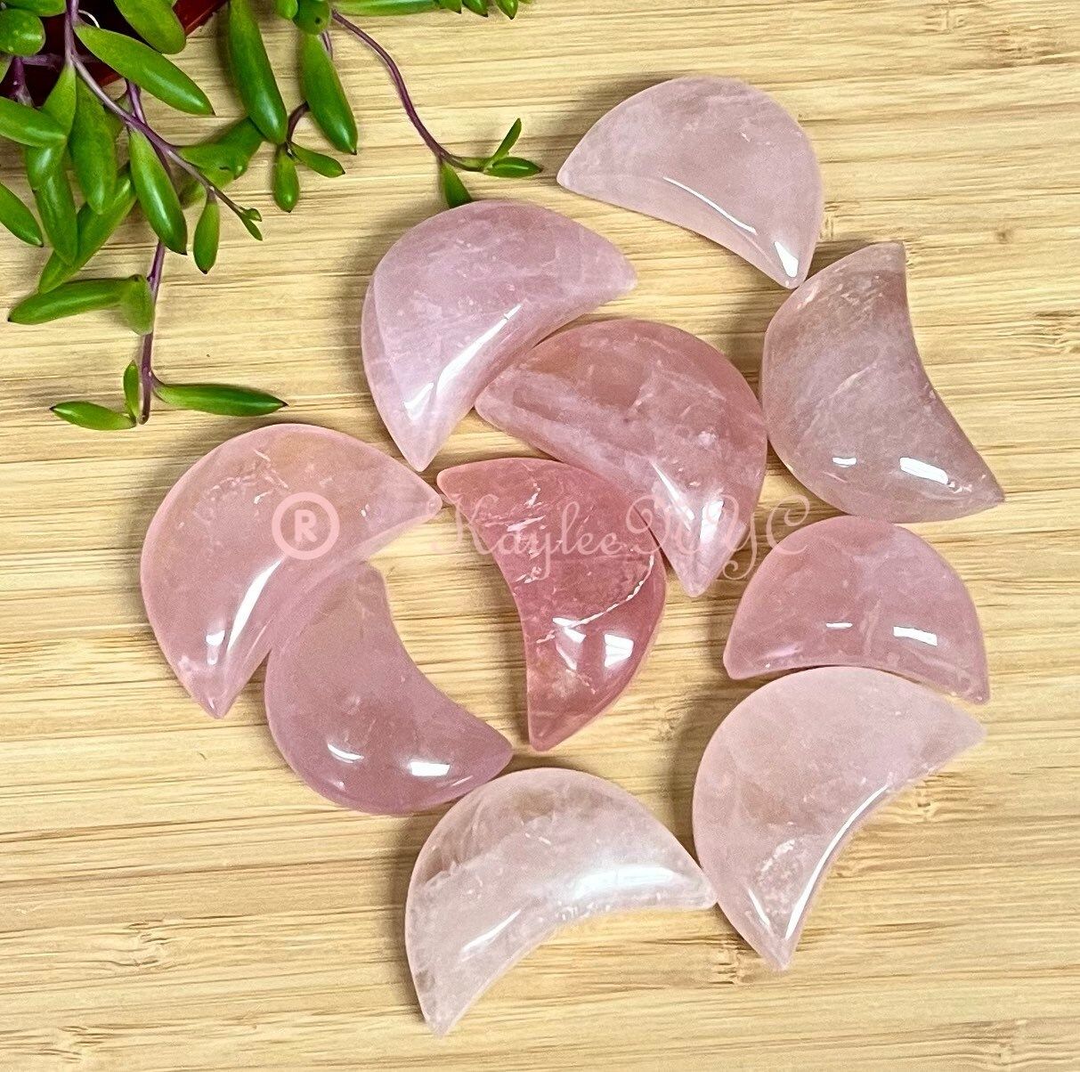 Wholesale Lot 1 lb Natural Rose Quartz Crystal Moon Healing Energy