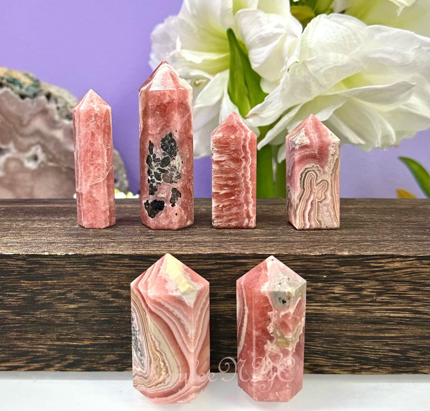 Wholesale Lot 1 lb Natural Rhodochrosite Obelisk Point Crystal Energy Healing