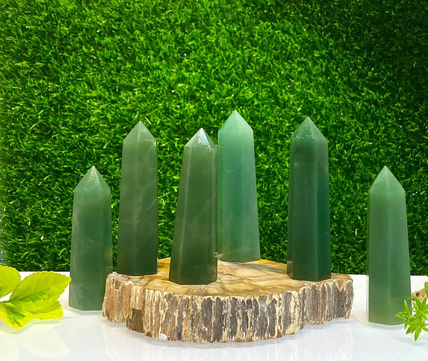 Wholesale Lot 1 Lb Natural Aventurine Obelisk Tower Point Crystal Healing