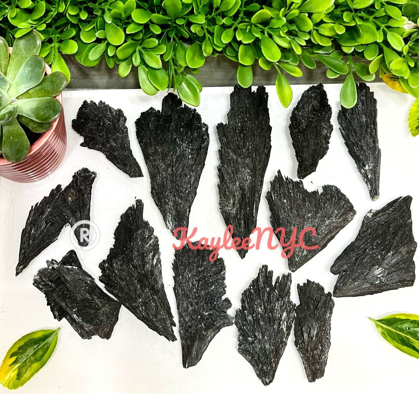 Wholesale Lot 1 Lb Natural Black Kyanite Crystal Healing Energy Nice Quality