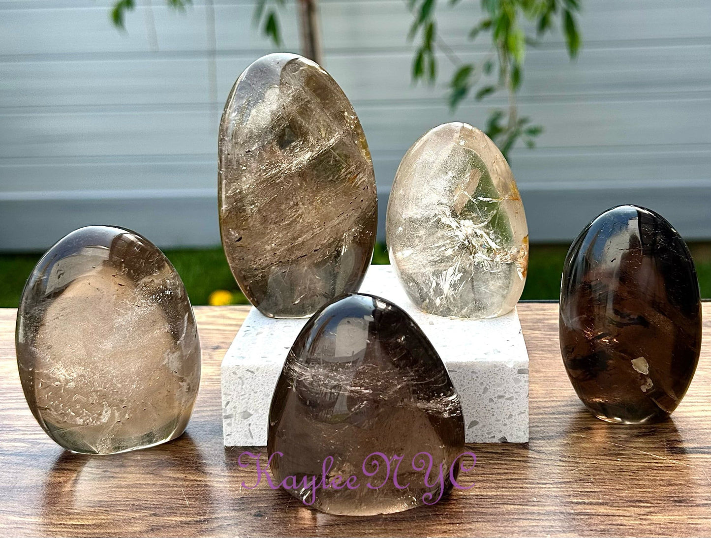 Wholesale Lot 4-5 pcs Natural Smoky Quartz Freeform Crystal Healing Energy 2.8-3 lbs