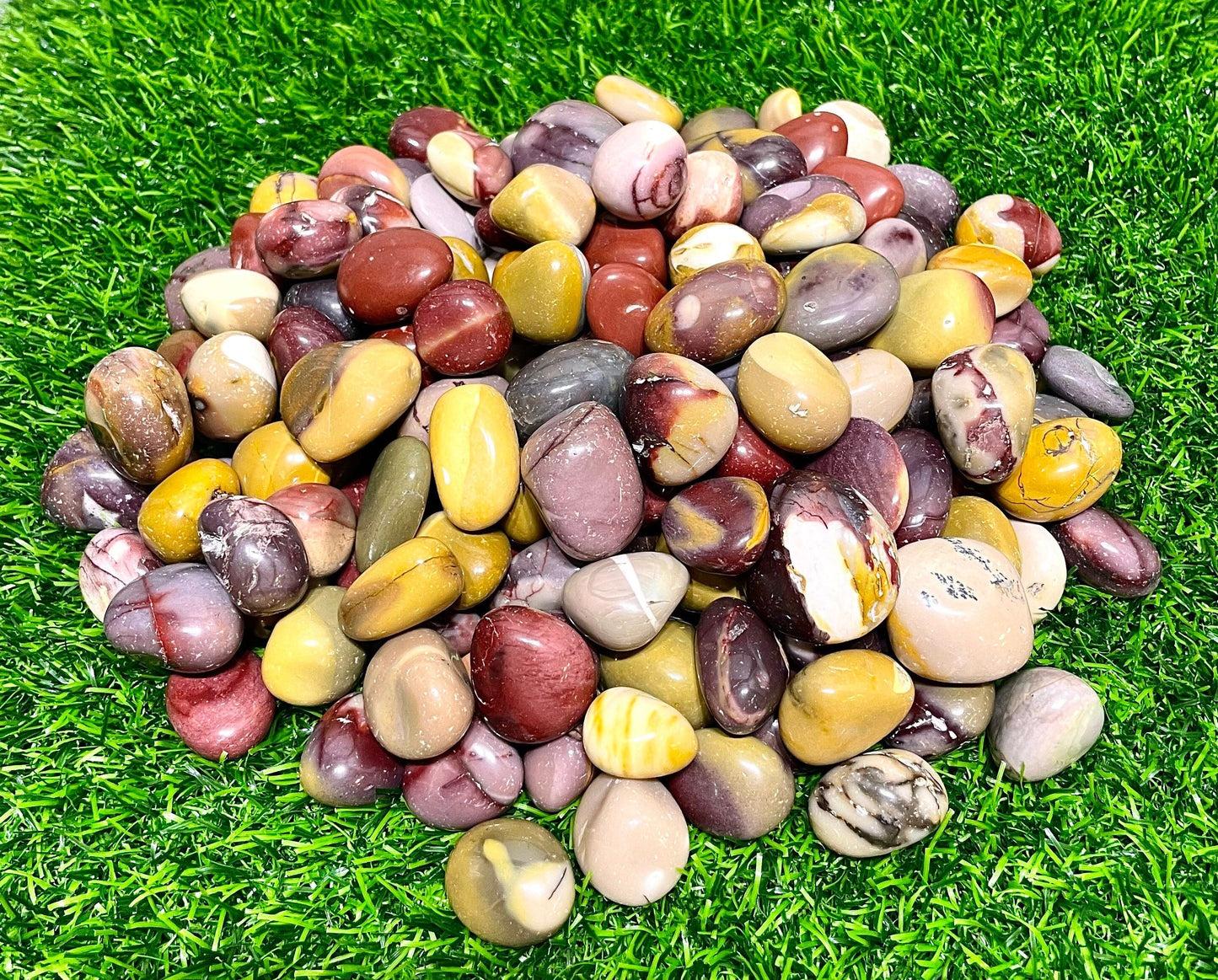 Wholesale Lot 2 Lbs Natural Mookaite Tumble Healing Energy Nice Quality