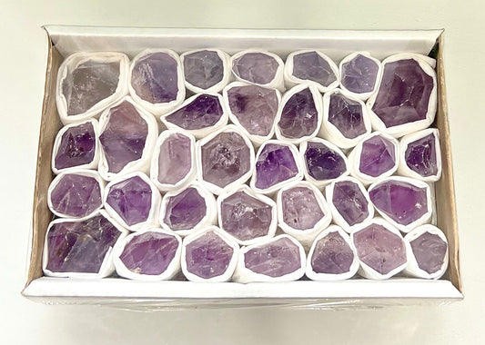 Wholesale Lot 1 box Natural Amethyst Root  Rough point Crystal Nice Quality Healing Energy