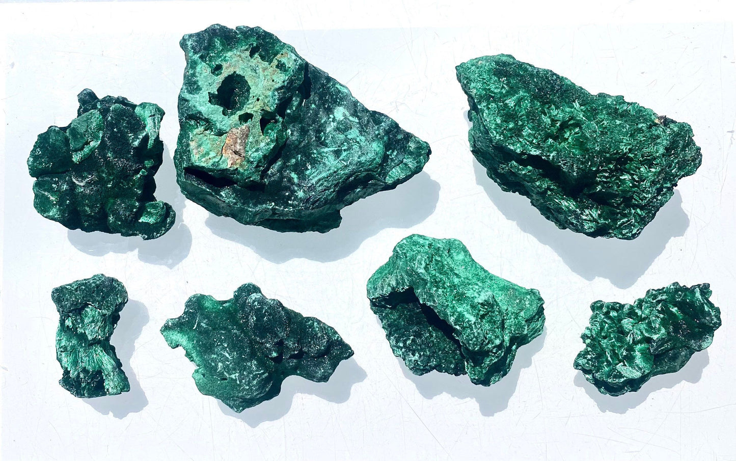 Wholesale Lot 2 Lbs Natural Velvet Fibrous Malachite Raw Crystal Nice Quality Healing Energy