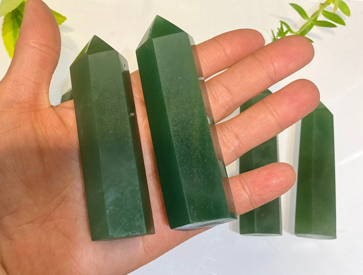 Wholesale Lot 1 Lb Natural Aventurine Obelisk Tower Point Crystal Healing