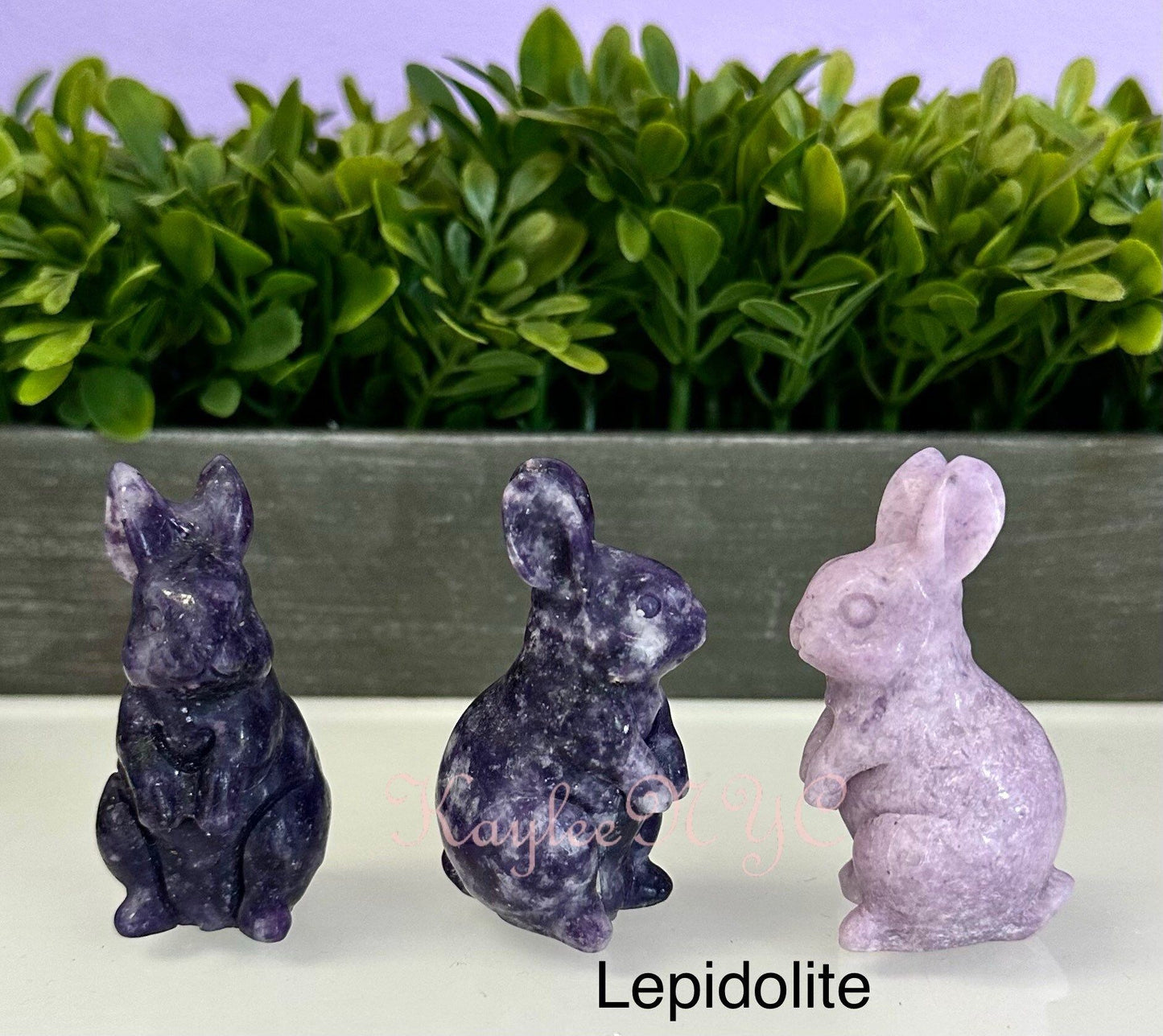 Wholesale Lot 6 PCs Natural Mix Crystal Rabbit Bunny Crystal Healing Energy