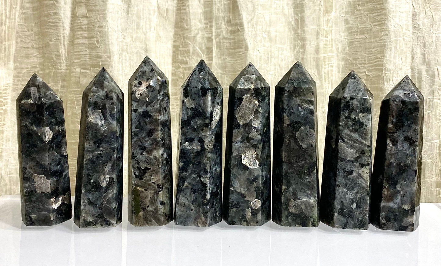 Wholesale Lot 2 Lbs Natural Larvikite Obelisk Tower Point Crystal Energy