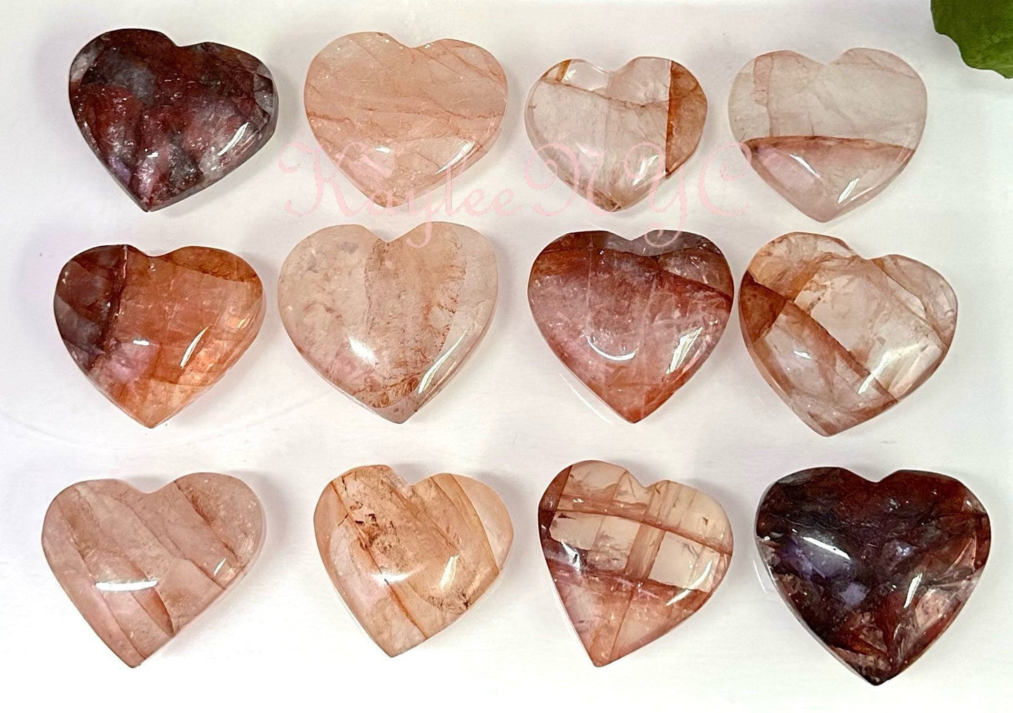 Wholesale Lot 2 lbs Natural Hematoid Heart Crystal Healing Energy