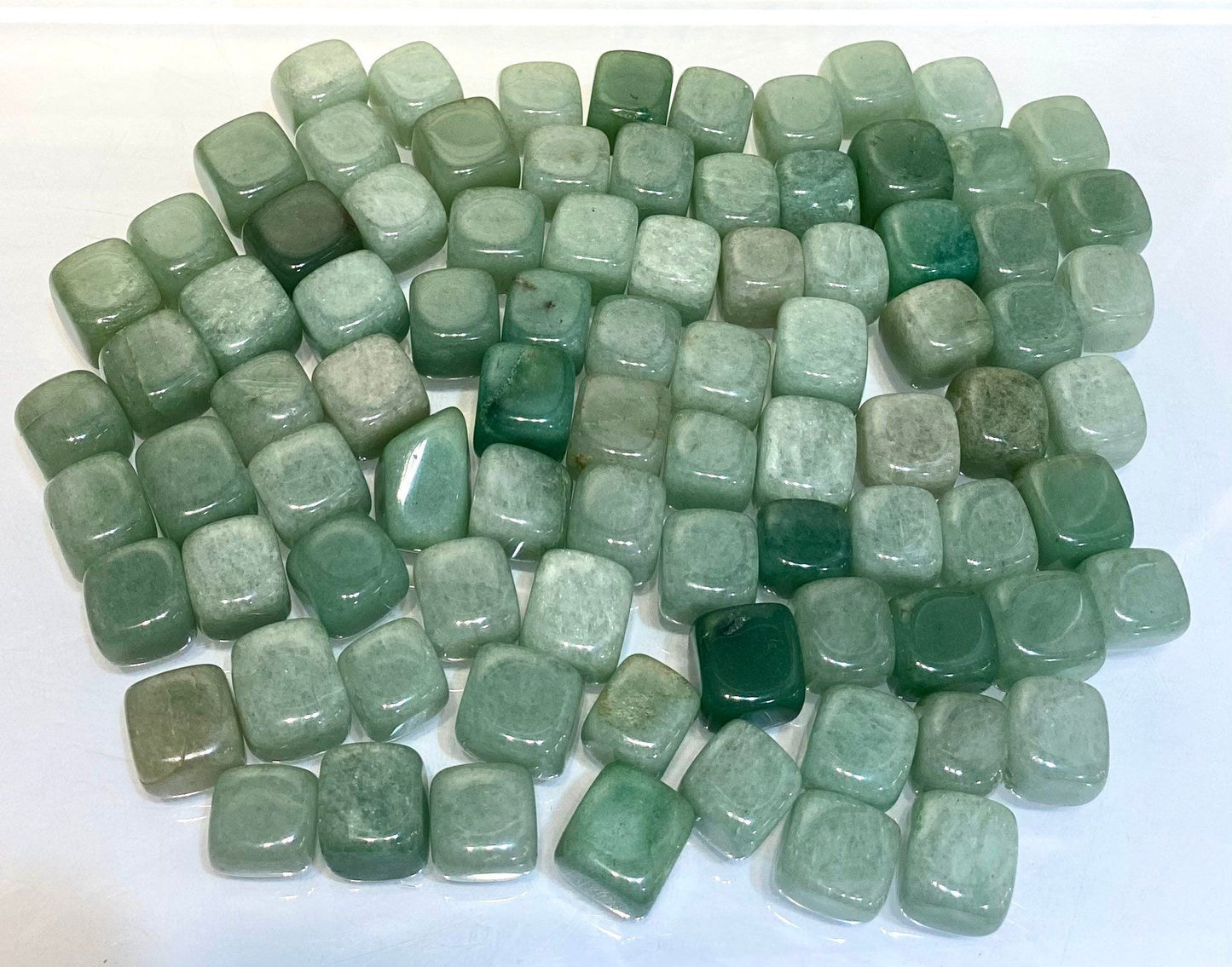 Wholesale Lot 2 Lbs Natural Aventurine Tumble Natural Healing Energy Nice Quality