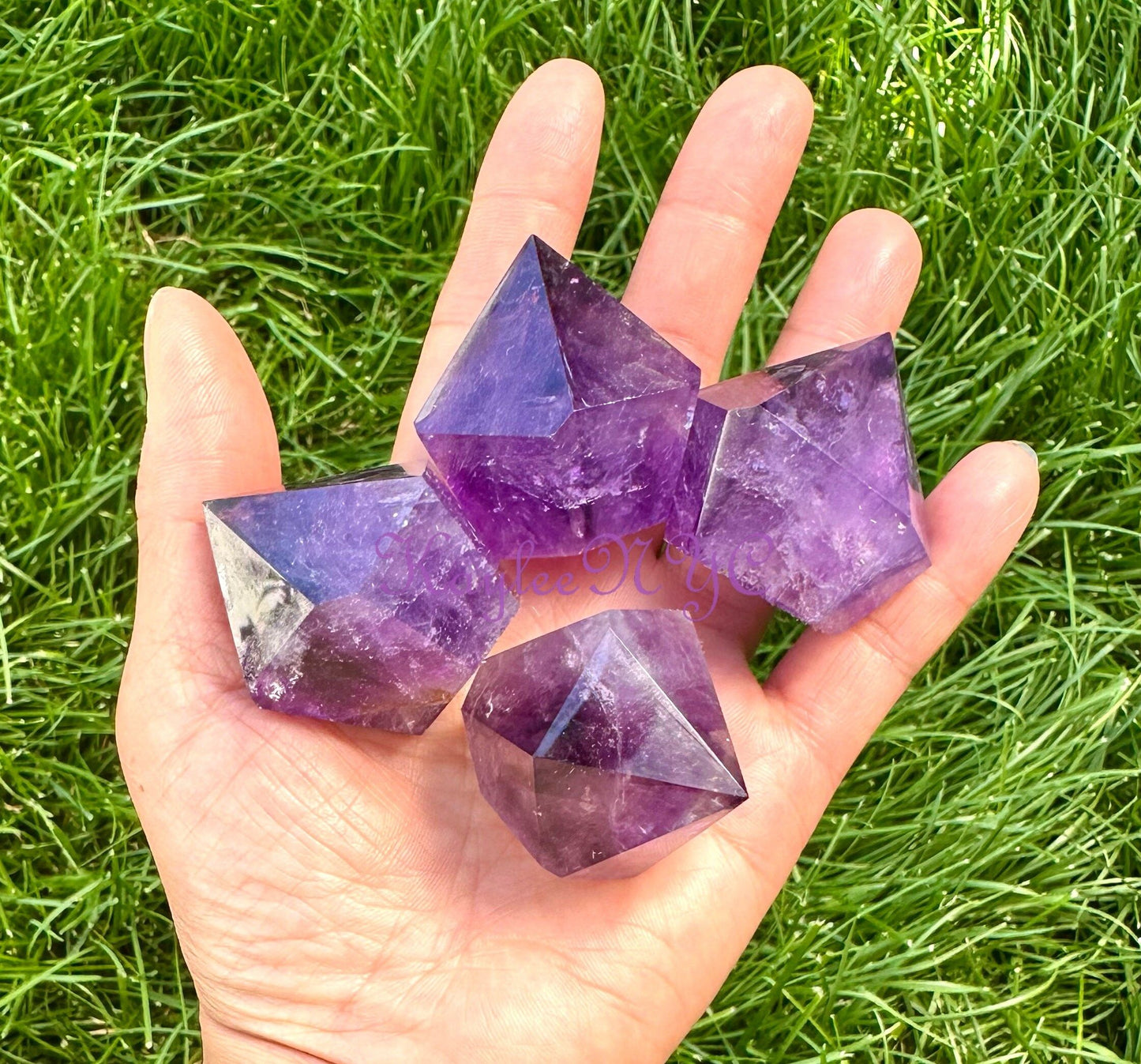 Wholesale Lot 1 lb Natural Amethyst Tower Obelisk Point Wand Crystal Energy Healing