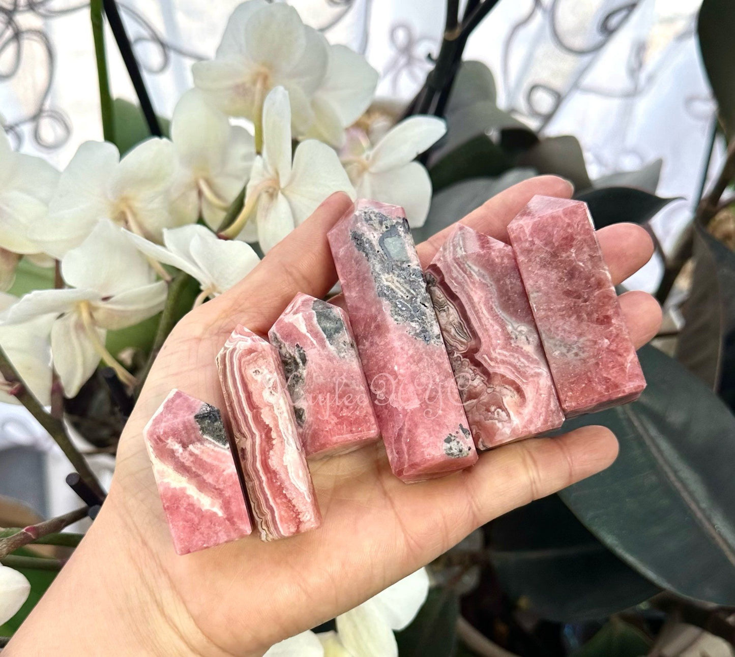 Wholesale Lot 1 lb Natural Rhodochrosite Obelisk Point Crystal Energy Healing