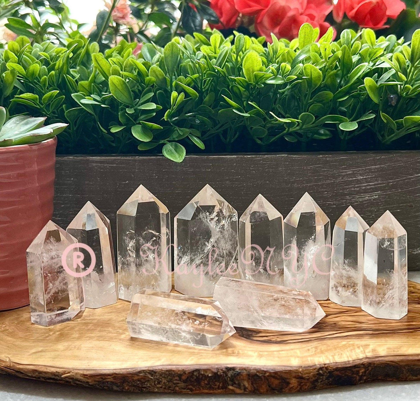 Wholesale Lot 1 Lb Natural Clear Quartz Obelisk Tower Point Crystal Energy