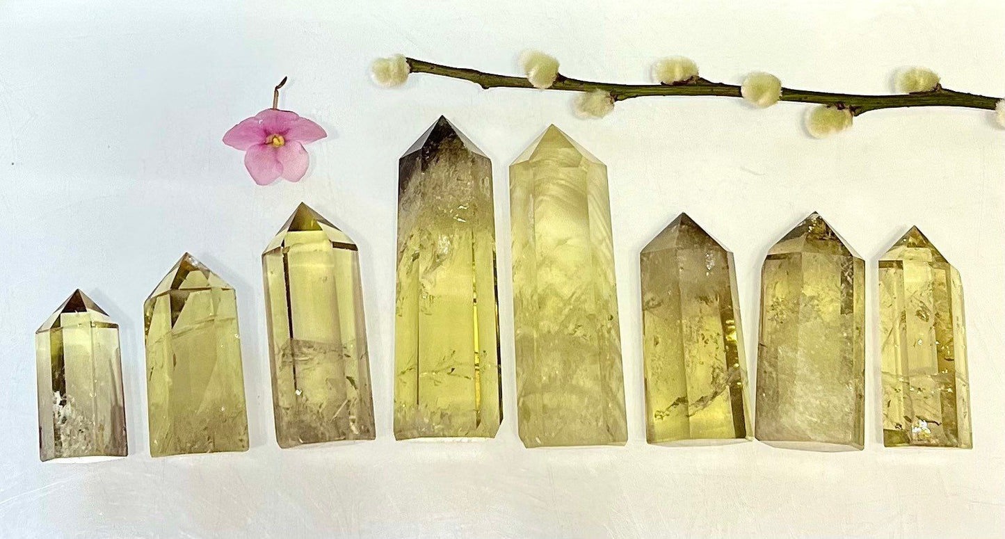 Wholesale Lot 1 Lb Citrine Obelisk Tower Point Crystal Energy Healing