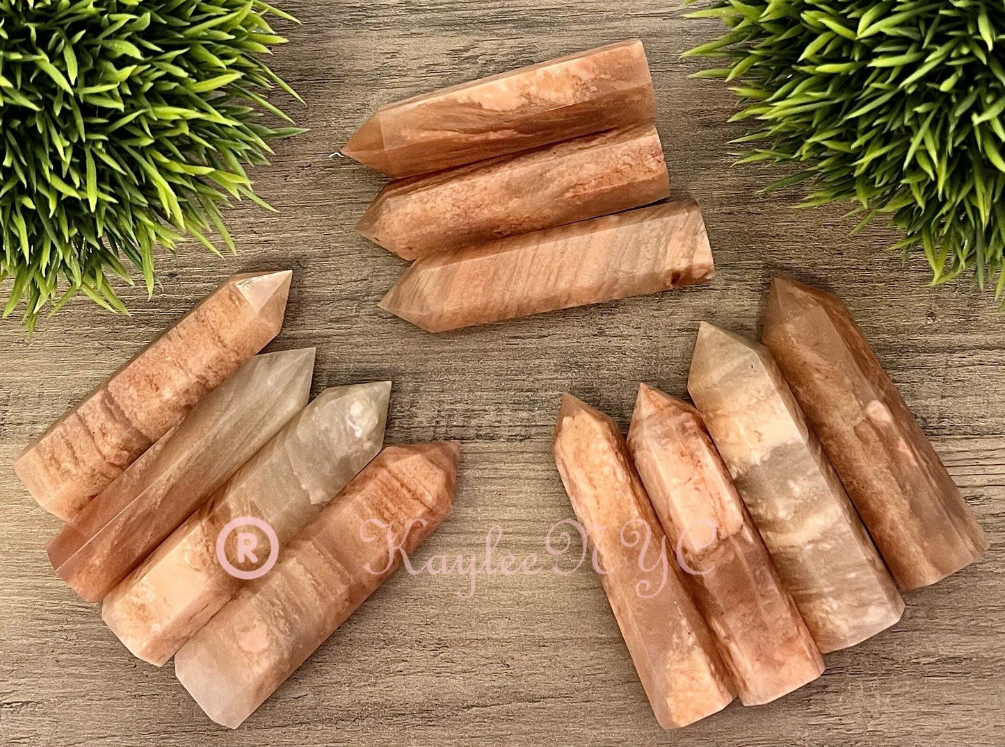 Wholesale Lot 2 Lbs Natural Pink Aventurine Obelisk Tower Point Crystal Energy