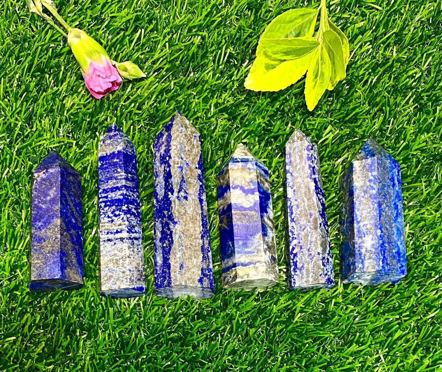 Wholesale Lot 1 Lb Lapis Lazuli Obelisk Tower Point Crystal Natural Energy