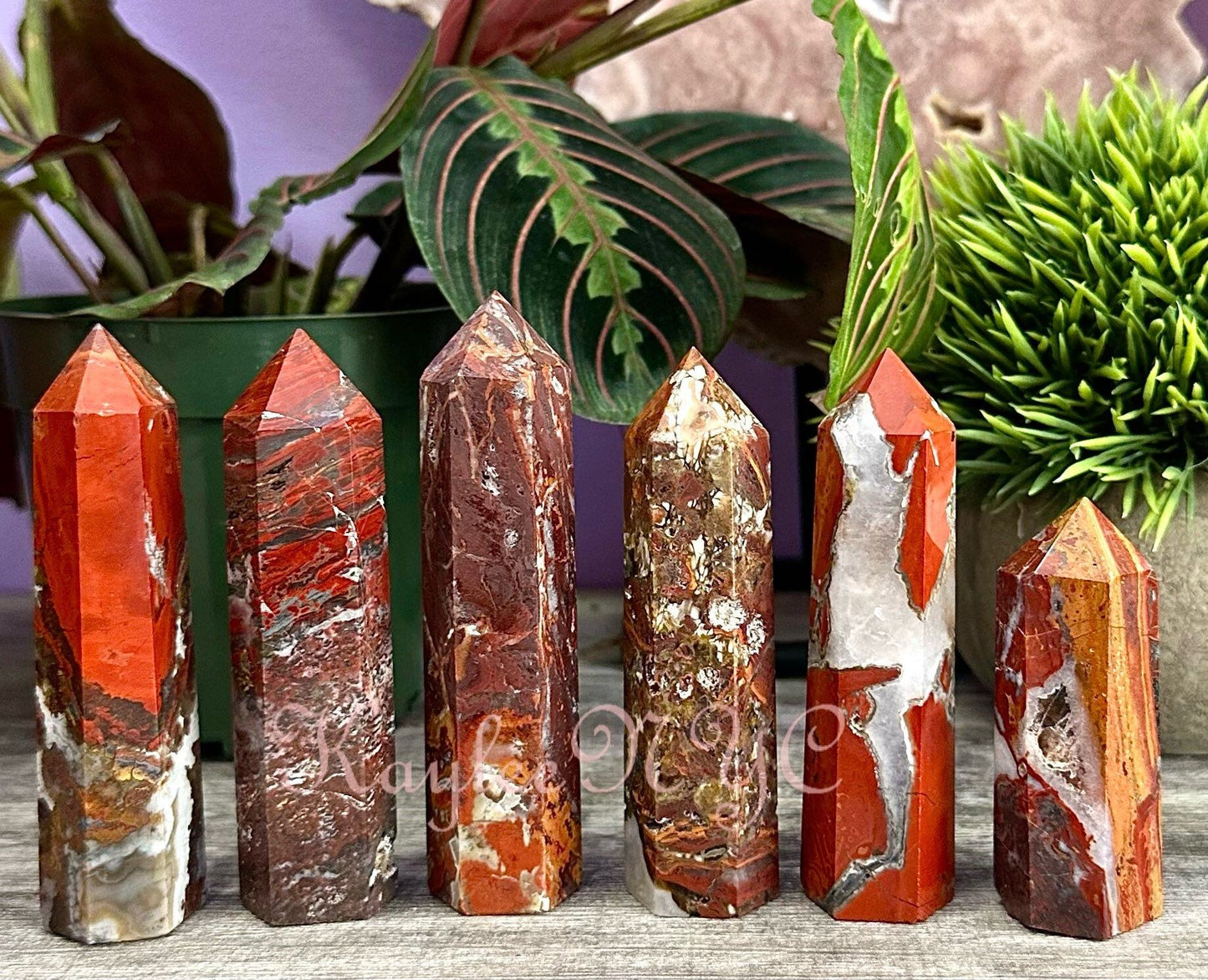 Wholesale Lot 1 Lb Natural Red Agate Obelisk Tower Point Crystal Energy