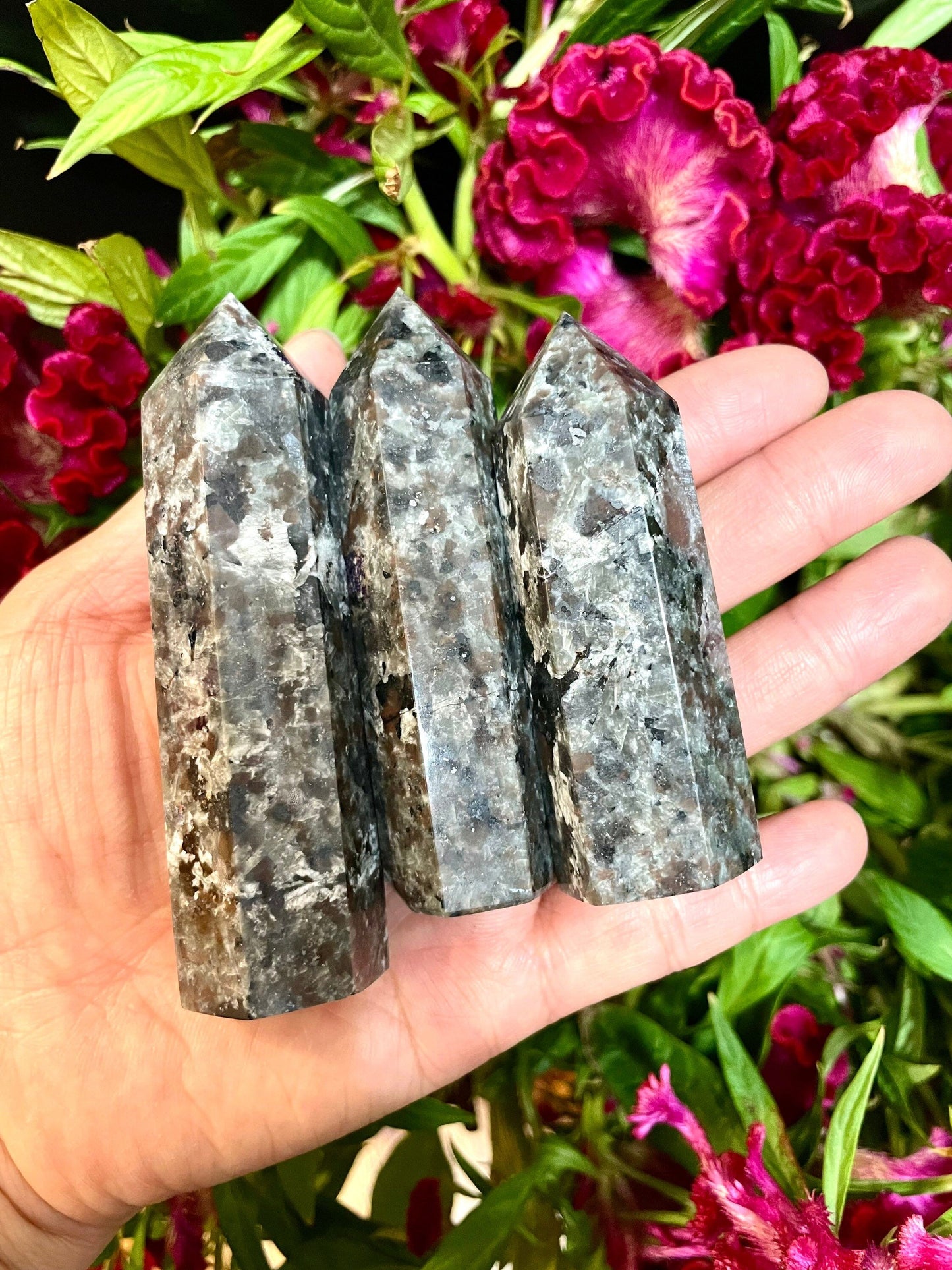 Wholesale Lot 1 Lb Natural Emberlite Aka Yooperlite Obelisk Tower Point Crystal Healing Energy