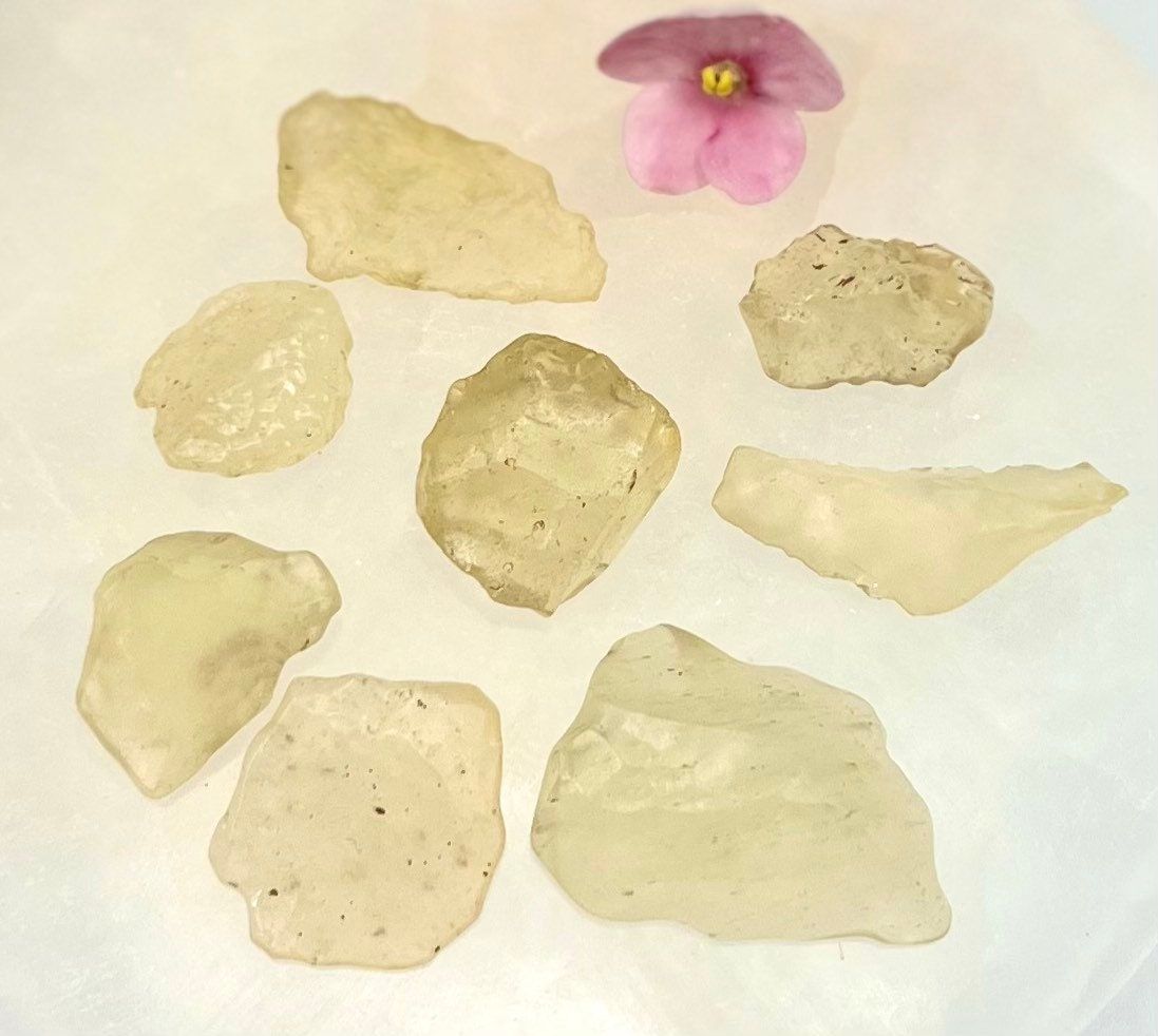 Wholesale Lot Natural Libyan Desert Glass Tektite 40 gram Quality 7 to 10 pcs Healing Energy