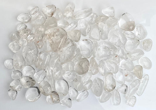 Wholesale Lot 2 Lbs Natural Clear Quartz Tumble Healing Energy Nice Quality