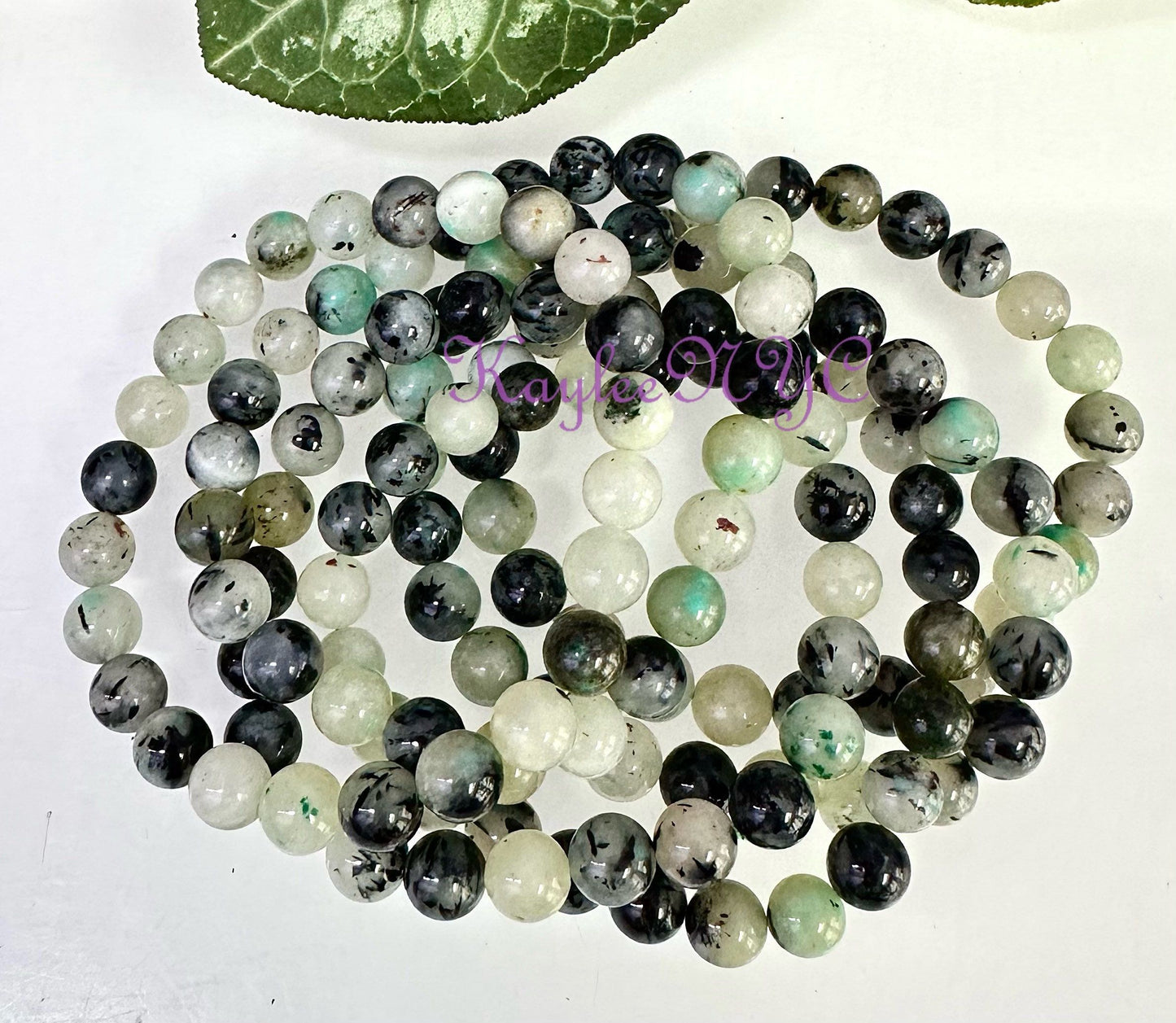 Wholesale Lot 6 Pcs Natural K11 8mm 7.5” Crystal Healing Stretch Bracelet