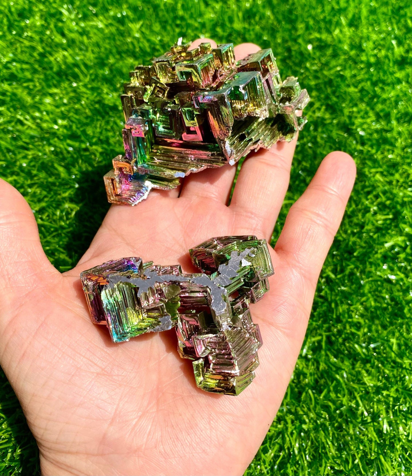 Wholesale Lot 1 lb Bismuth Specimens Healing Energy Raw