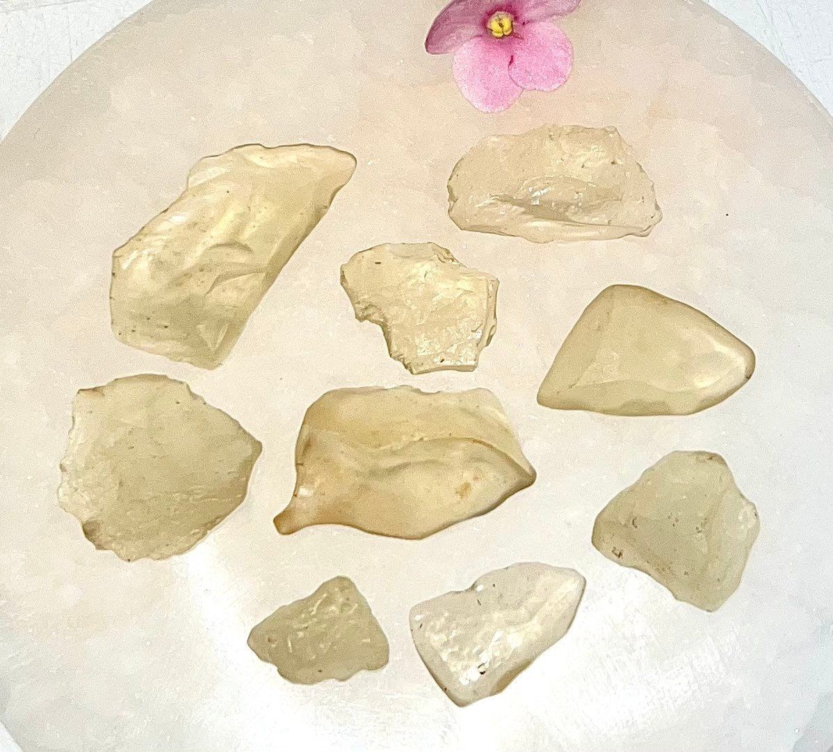 Wholesale Lot Natural Libyan Desert Glass Tektite 40 gram Quality 7 to 10 pcs Healing Energy