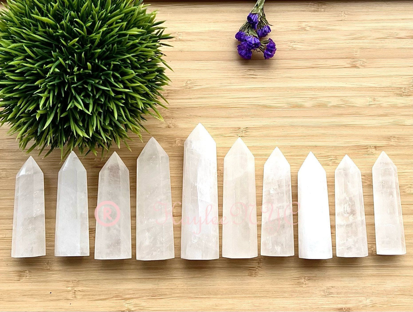 Wholesale Lot 2 Lbs Natural Calcite Obelisk Tower Point Crystal Healing Energy