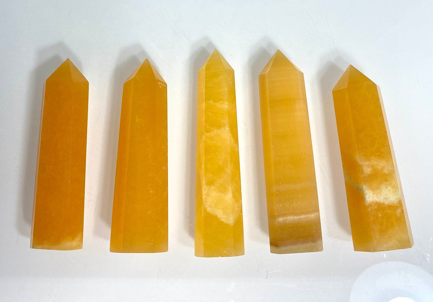 Wholesale Lot 1 Lb Natural Mexican Calcite Obelisk Tower Point Crystal Healing