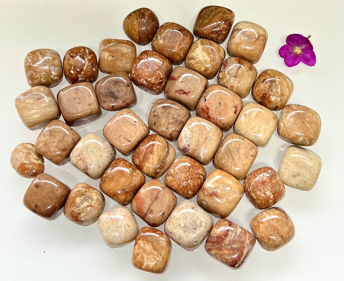 Wholesale Lot 2 Lbs Natural Yellow Jasper Tumble Healing Energy Nice Quality