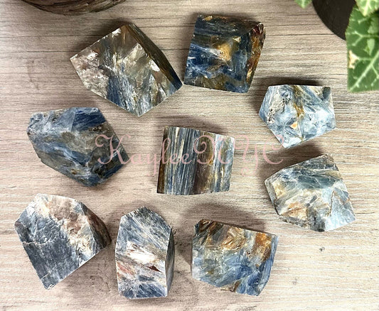 Wholesale Lot 2 lbs Natural Blue Kyanite Crystal Polished Freeform Healing Energy