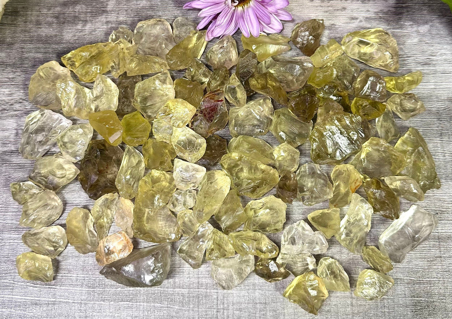 Wholesale Lot 2 Lbs Natural Raw Lemon Quartz Crystal Nice Quality